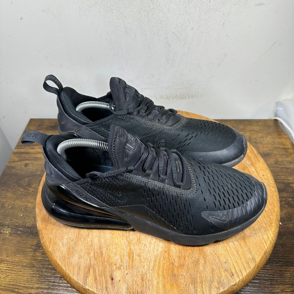 Nike Air Max 270 Mens Black Running Athletic Shoes AH8050-005 Size 10.5